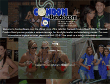 Tablet Screenshot of condombeads.com